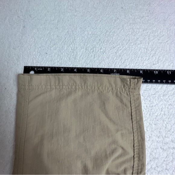 505 - Eddie Bauer Men’s Khaki Tan Pants side 34 x 32, Belt Included - Picture 15 of 15